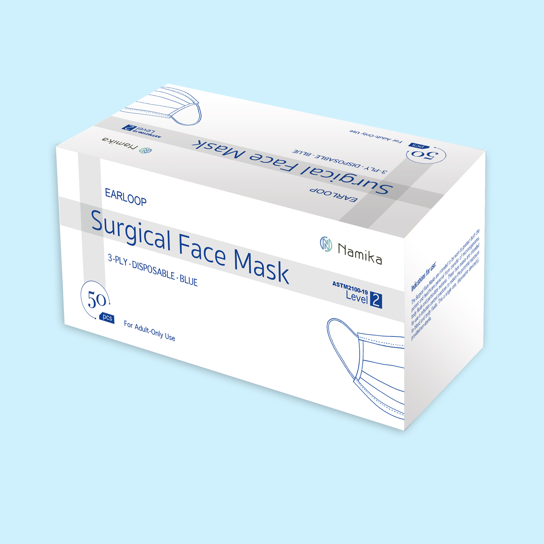 使い捨て医療用マスク（レベル2）